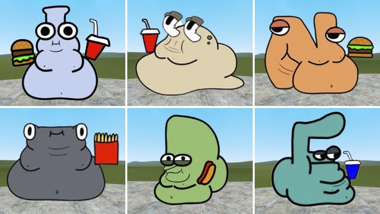 ULTRA FAT ALPHABET LORE FAMILY ! Garry's Mod - YouTube