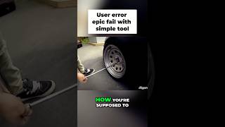 User error , fail with such a simple tool