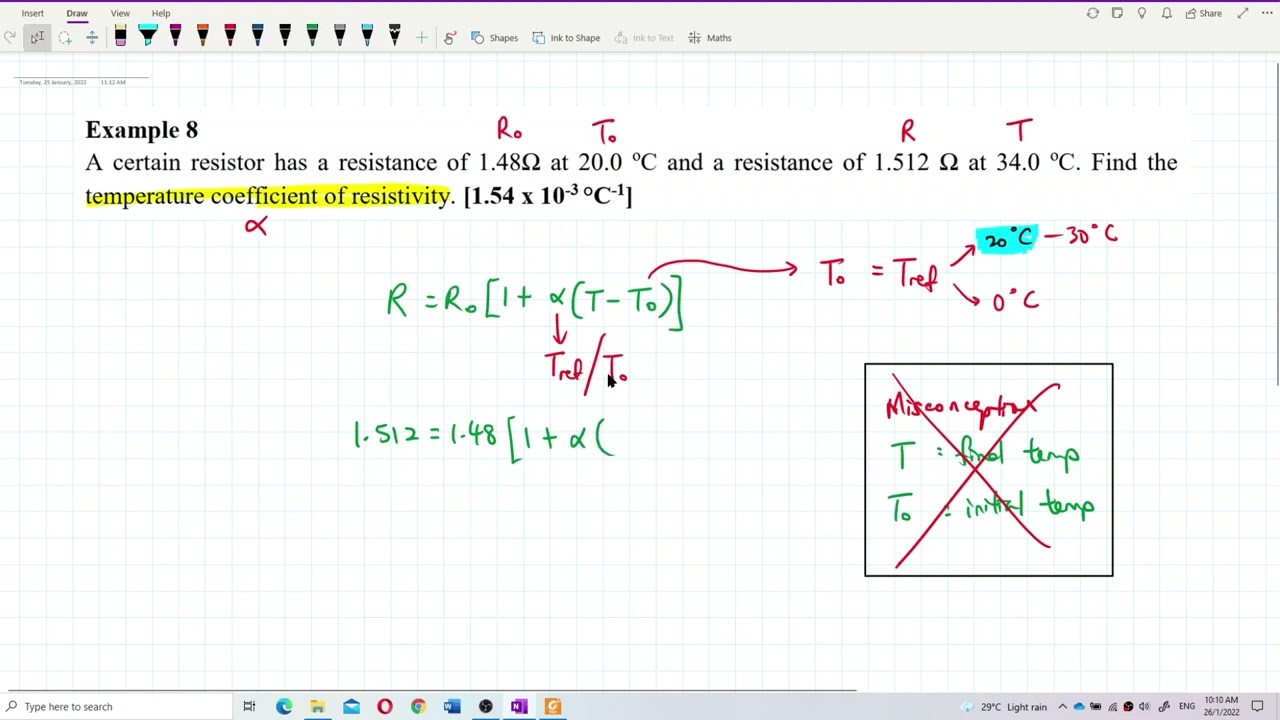 Matriculation Physics: Variation of Resistance with Temperature (Q1)