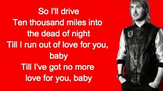 David Guetta & Black Coffee - Drive feat  Delilah Montagu Lyrics Resimi