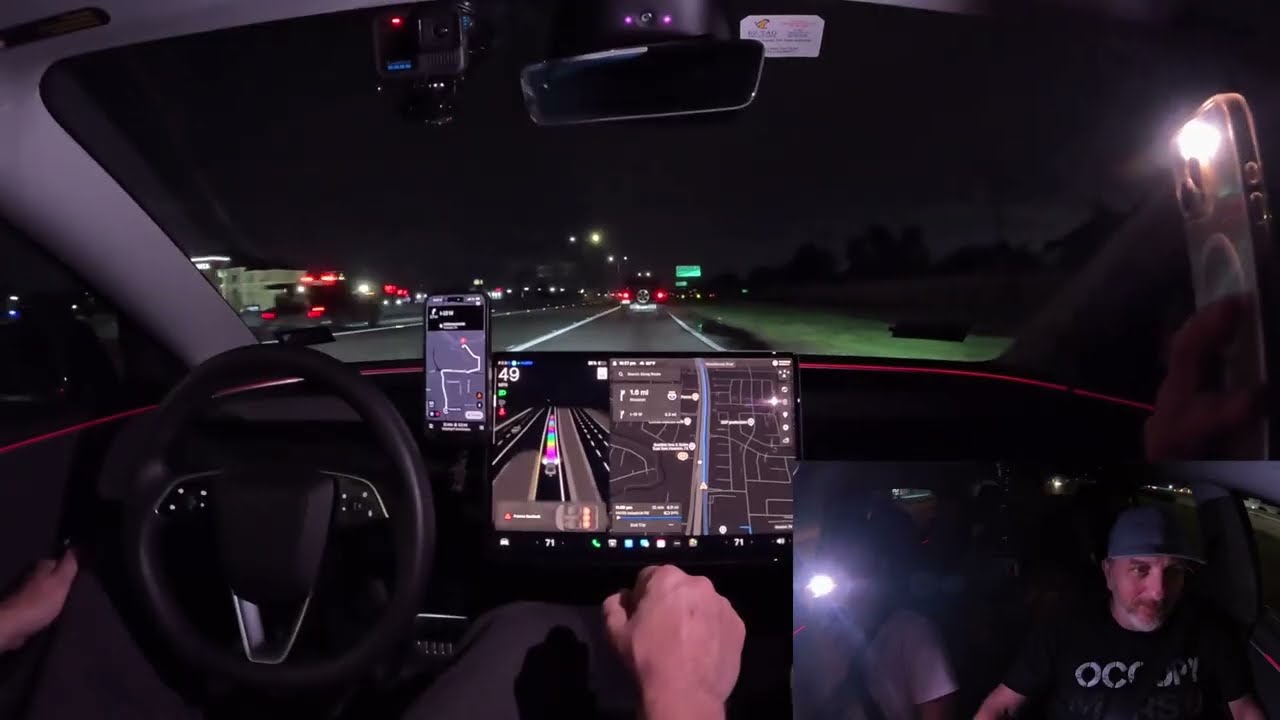 Tesla FSD Uber возвращает 4 торговых моряков из Филиппин на их грузовое судно в Хьюстонском судох...