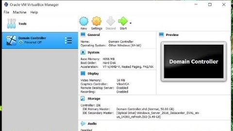 Installing Windows Server 2016 on VM