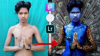 Peacock Concept - Photo Editing Tutorial in Picsart & Lightroom Step by Step in Hindi - Honey Patel screenshot 2