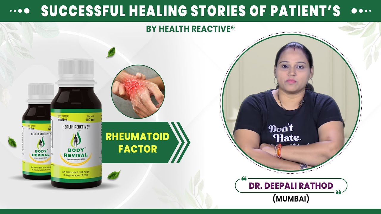 🌿 Dr. Deepali’s Healing Journey with Body Revival By Health Reactive India