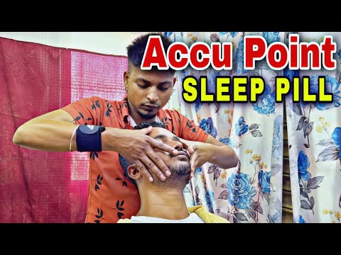 ASMR Head Massage with Hand Tapping & Pressing by Young Indian Barber (New Barber)