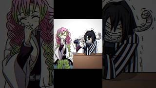 Mitsuri VS Rengoku arm wrestling #demonslayeredit #rengoku #mitsuri #obanai #kamabokosquad #anime