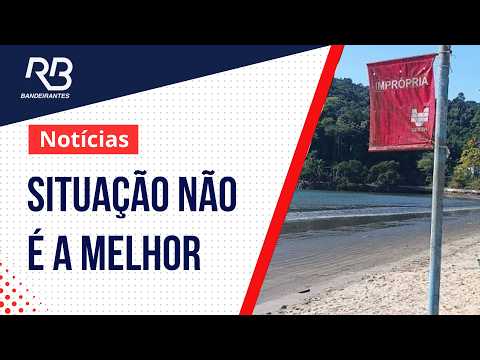 Baixada Santista has 91 beaches unsuitable for swimming after rains