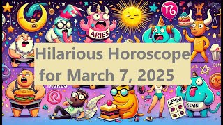 Hilarious Horoscope for March 7, 2025: Fun Predictions for Every Zodiac Sign!