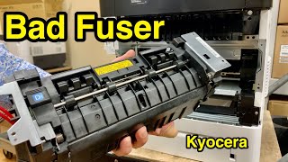 How to replace fuser on Kyocera printers - Error Code C6000 C6020 C6030 C6300 C6400 C6600.