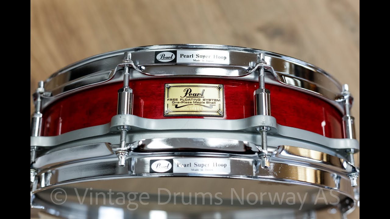 Pearl FM1435 Free-Floating Maple 14×3.5 Snare Drum – Sequoia Red