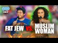 Fat jew vs muslim woman  roast battle comedy