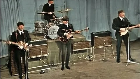 The Beatles - From Me To You (Colorized) [live 1963]