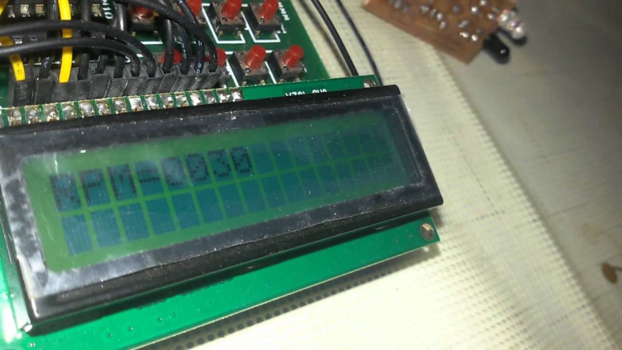 Visitor counter using 8051 - YouTube