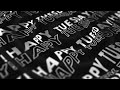 Kinetic text animation - Happy Tuesday!