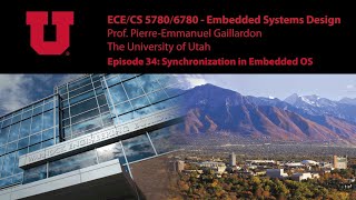 Embedded Systems - E34 - Synchronization In Embedded Os