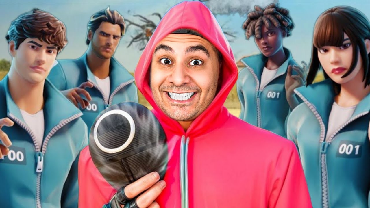 رفتم اسکویید گیم اما توی فوتنایت😲🤣