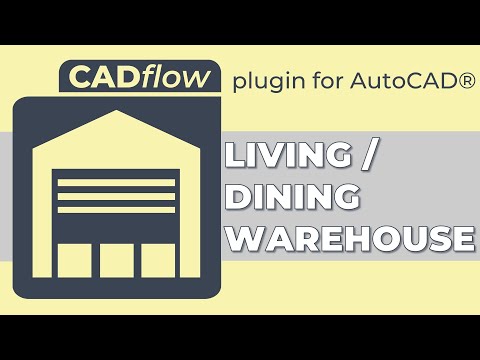 CADflow – Living and Dining Warehouse – AutoCAD Blocks and Content Plugin from MonkeyFlow