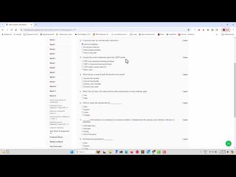 Data Analytics with Python Week 12 Assignment 12 Solution | NPTEL | Swayam | Jan-Jul 2024