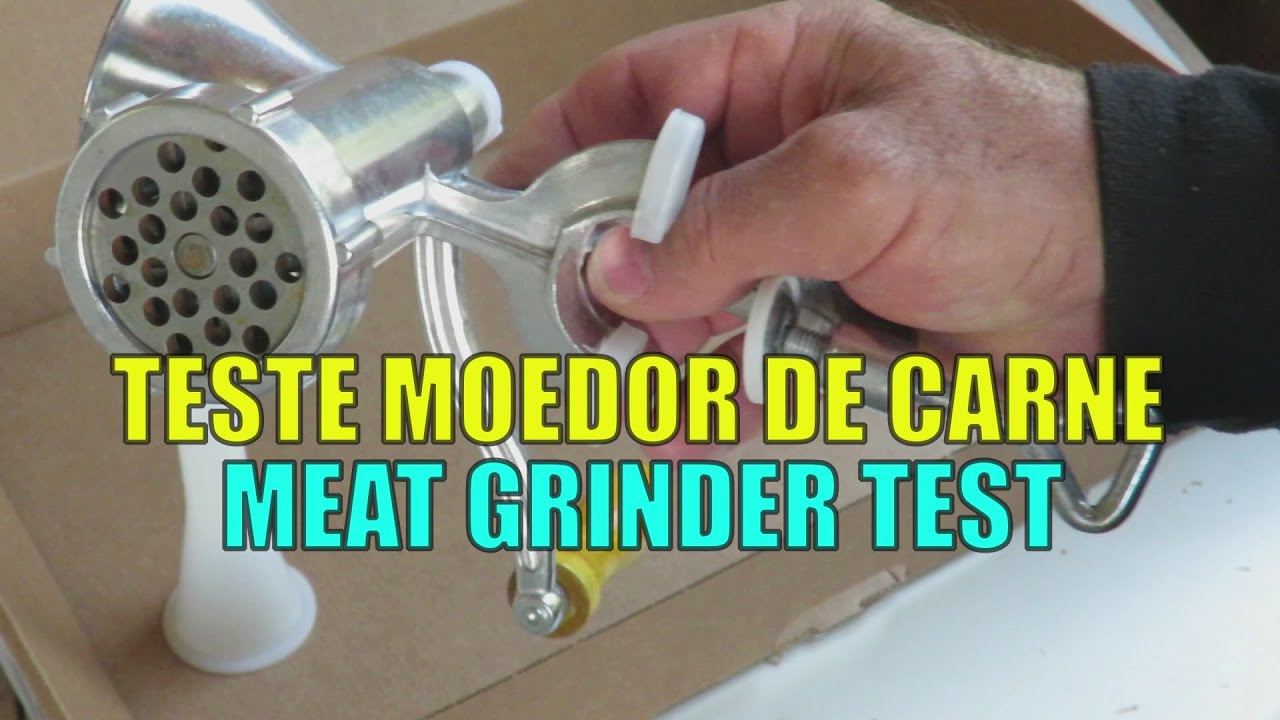 TESTE DE MOEDOR DE CARNE MANUAL