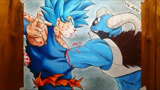 Goku VS Moro / Speed Drawing /  Dragon ball Super / Vic Arta