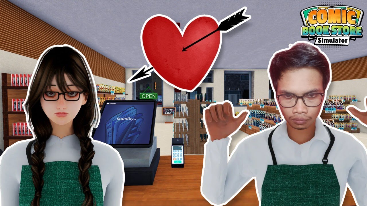 KARYAWAN INI MIRIP BANGET DENGANKU! APAKAH INI MY BINI? | Comic Book Store Simulator