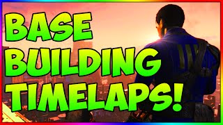 Fallout 4 Base TIMELAPSE - Castle Restoration (Fallout 4)