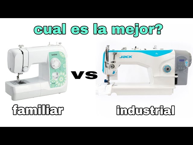 Diferencias entre una máquina de coser industrial y doméstica