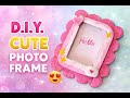 DIY Cute Photo Frame at Home 😍| Easy Paper Craft | Best Room Decor Idea
