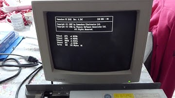 Commodore PC10-III - Booting after 20y in storage