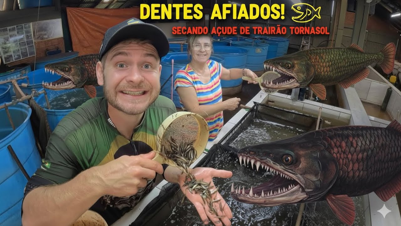 Tive que secar 3 açudes no mesmo dia