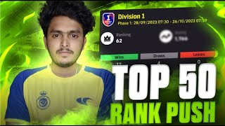 RANKPUSH TO WORLD RANK TOP 100 WITH 4222 FORMATION Efootball Mobile 2023 LIVE #efootball