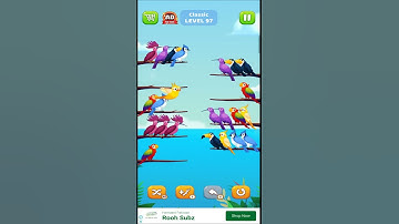 Bird Sort Puzzle l Classic Level 97 l Bird Sort Color Puzzle l Bird Sort Puzzle Challenge - Birds