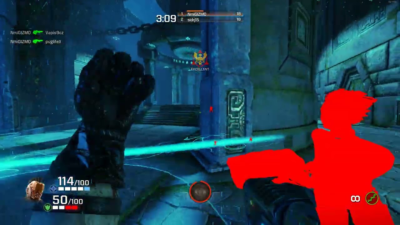 QC - Visor - Instagib on Tempest Shrine