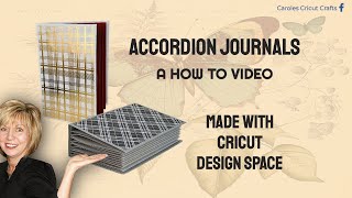 ACCORDION JOURNAL with Cricut Design Space