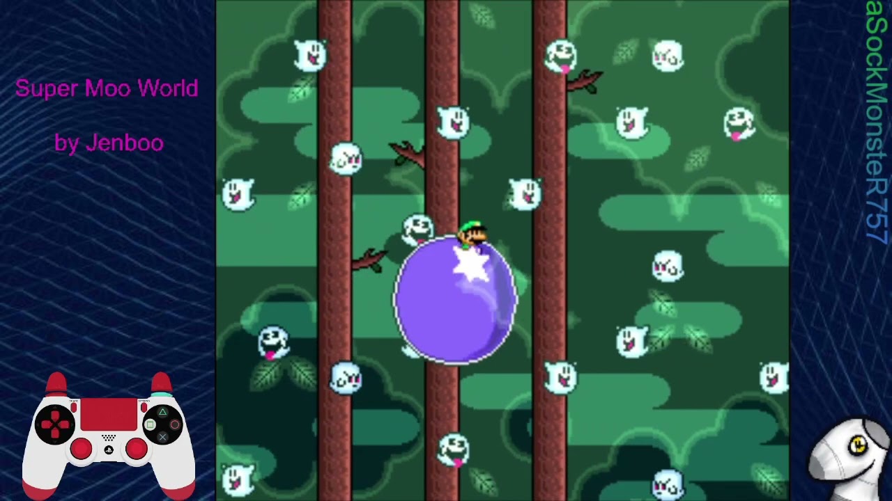 (28/80) Super Moo World by JenBoo (SMW Kaizo)