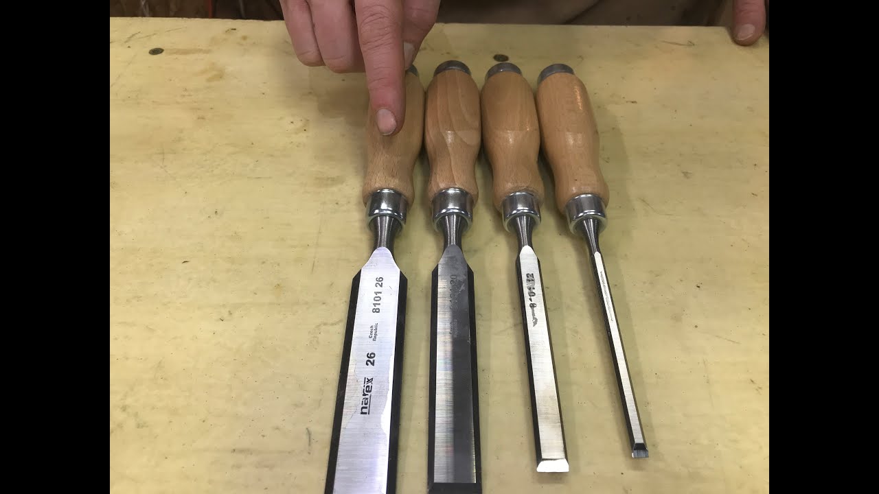 Narex 8105 Bevel Edged Chisel Set of 6 for woodworking