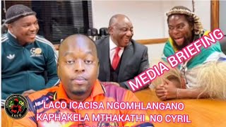 I LACO NGOMHOLI WAYO ICSCISA NGOMHLANGSNO OWAWUPHATHI KAMONGAMELI  NO PHAKELAL'UMTHAKATHI 