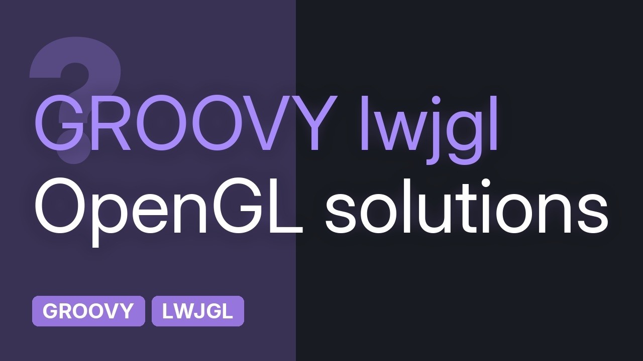 Why isn't my OpenGL "hello world" rendering? (2 Solutions!!) - YouTube