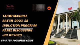 Induction Program for the Incoming 2023-25 TAPMI PGDM Batch -Jul 01 2023 #TAPMI, #induction :) $ :-)