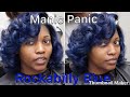 Manic Panic Rockabilly Blue on Natural Hair | BEAUTY SHOP DAY