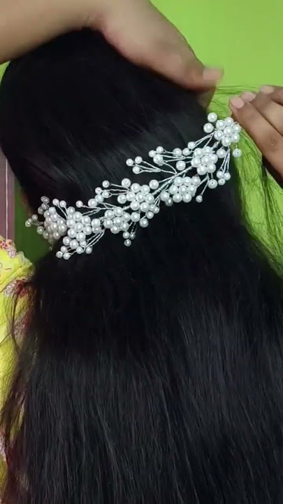 How To Wear Tiara 🌼 #viralshort #hairstyle #ashortaday #1millionviews