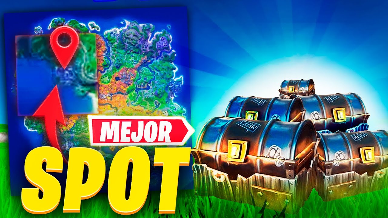 ENCUENTRO EL **MEJOR SITIO PARA CAER** DE LA TEMPORADA 6 DE FORTNITE