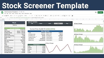 Google Sheets Stock Screener Template (Free Download)