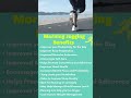 Morning jogging benefits #shorts #jogging #running