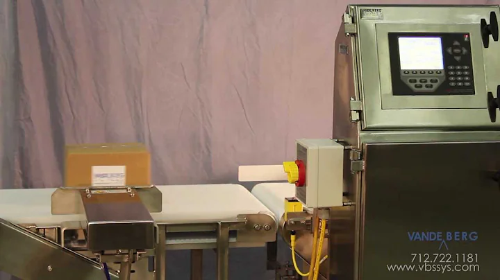 In-Motion Conveyor Scale for Counting & Rejecting