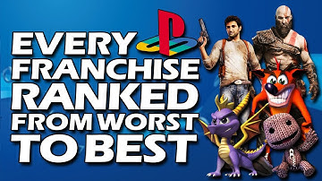Every PlayStation Franchise Ranked From WORST To BEST