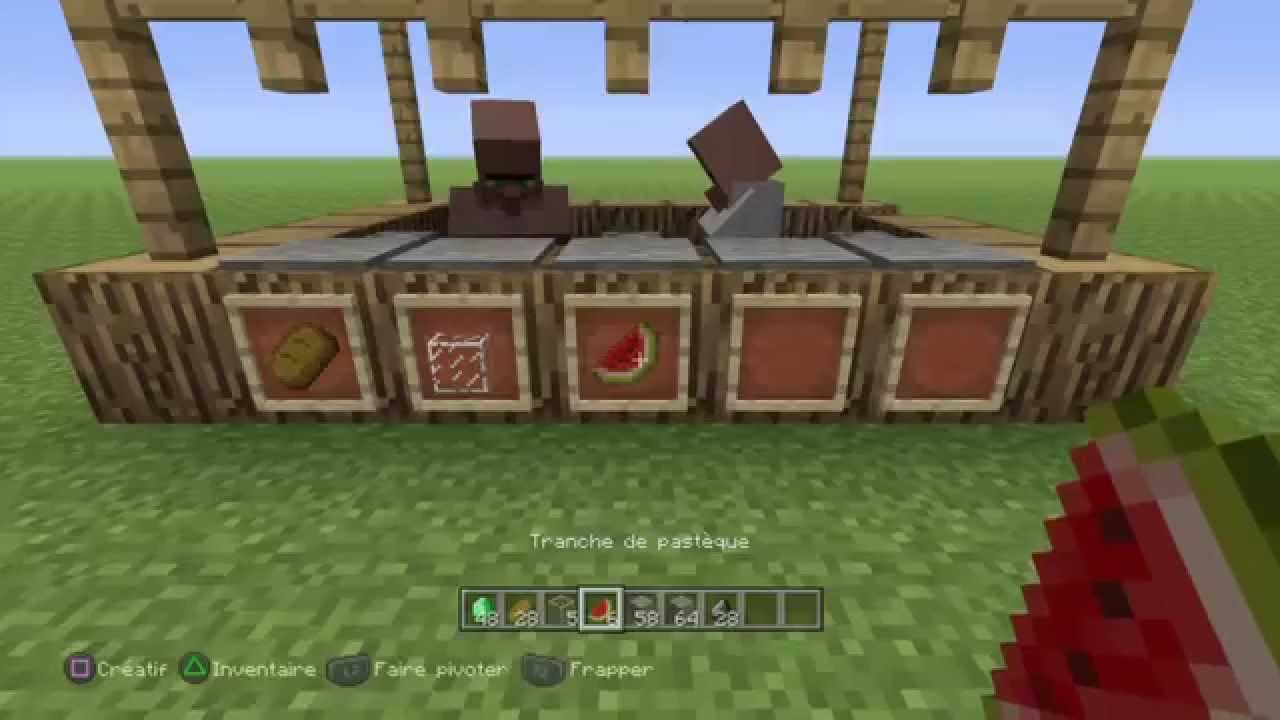 Tuto Minecraft #4 : Marché médiéval - YouTube