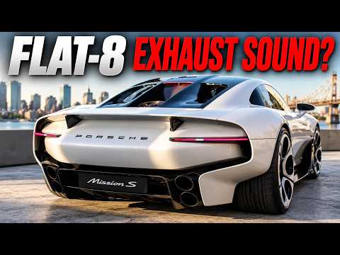 Porsche Mission S First Engine Sound and Exhaust Details