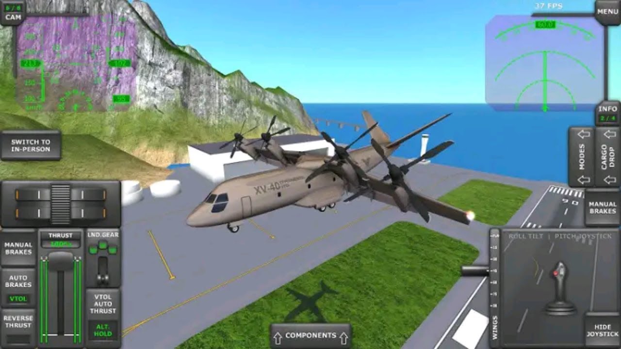 JOGO DE AVIÃO TURBOPROP FLIGHT SIMULATOR 3D - YouTube