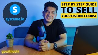 How to sell your Online Course in 7 Easy Steps with Systeme.io